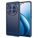 Husa pentru Realme 12 Pro, Techsuit Carbon Silicone, albastru