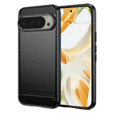 Husa pentru Google Pixel 9, Techsuit Carbon Silicone, albastru