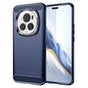 Husa pentru Honor Magic6 Pro, Techsuit Carbon Silicone, albastru