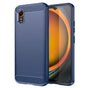Husa pentru Samsung Galaxy Xcover7, Techsuit Carbon Silicone, albastru