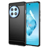 Husa pentru OnePlus 12R, Techsuit Carbon Silicone, albastru