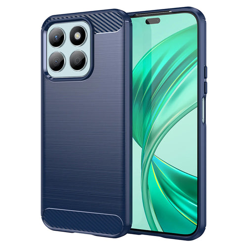 Husa pentru Honor X8b, Techsuit Carbon Silicone, albastru