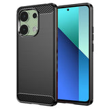 Husa pentru Xiaomi Redmi Note 13 4G, Techsuit Carbon Silicone, albastru