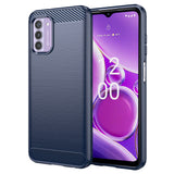 Husa pentru Nokia G42, Techsuit Carbon Silicone, albastru