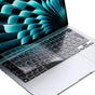 Techsuit Premium Folie Tastatura PureTypeX (KC1), Ultra Thin, pentru MacBook Pro 14 (2021-2024)/ Air 13/15 (2022-2025), Clear