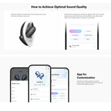 Casti wireless Anker SoundCore AeroFit 2 (A3874G61), pentru Sport, cu Microphone, Bluetooth, Rezistent la apa, Hi-Res, verde