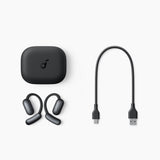 Casti wireless Anker SoundCore AeroFit 2 (A3874G31), pentru Sport, cu Microphone, Bluetooth, Rezistent la apa, Hi-Res, albastru