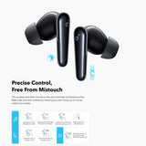 Casti wireless Anker SoundCore Liberty 4 Pro NC (A3954GF1), Bluetooth 5.3, ANC, Hi-Res Sound, LDAC, TWS, negru