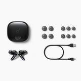 Casti wireless Anker SoundCore Liberty 4 Pro NC (A3954GF1), Bluetooth 5.3, ANC, Hi-Res Sound, LDAC, TWS, negru