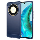 Husa pentru Honor Magic6 Lite, Techsuit Carbon Silicone, albastru