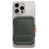 Portofel Spigen Suport card magnetic Lock Fit MagSafe (AFA08528), verde