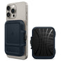 Portofel Spigen Suport card magnetic Lock Fit MagSafe (AFA08526), albastru