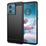 Husa pentru Motorola Edge 40 Neo, Techsuit Carbon Silicone, albastru