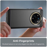 Husa pentru Realme 14 Pro+, Techsuit Carbon Silicone, negru