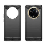 Husa pentru Realme 14 Pro, Techsuit Carbon Silicone, negru