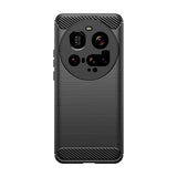 Husa pentru Xiaomi 15 Ultra, Techsuit Carbon Silicone, albastru