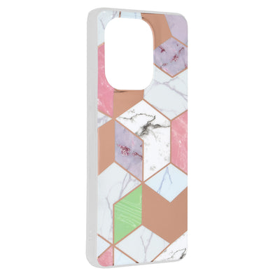 Husa pentru Xiaomi Redmi Note 13 4G, Techsuit Marble Series, mov