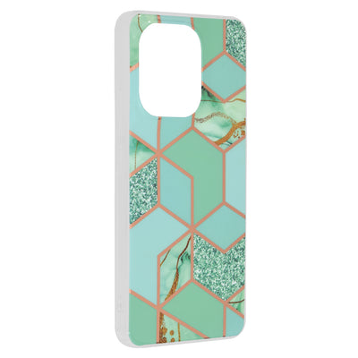 Husa pentru Xiaomi Redmi Note 13 4G, Techsuit Marble Series, verde