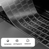 Techsuit Premium Folie Tastatura PureTypeX (KC1), Ultra Thin, pentru MacBook Pro 14 (2021-2024)/ Air 13/15 (2022-2025), Clear