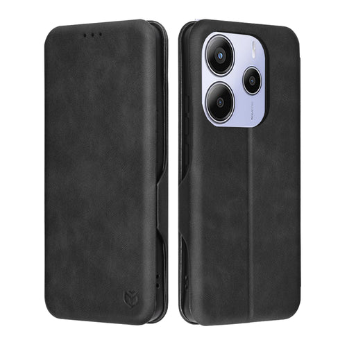 Husa pentru Xiaomi Redmi Note 14 5G, Techsuit Safe Wallet Plus, negru