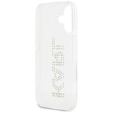 Husa pentru iPhone 16, Karl Lagerfeld IML Rhinestones (KLHCP16SHKLSTDCT), transparenta