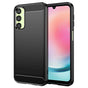 Husa pentru Samsung Galaxy A24, Techsuit Carbon Silicone, negru