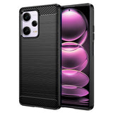Husa pentru Xiaomi Redmi Note 12 Pro 5G, Techsuit Carbon Silicone, albastru