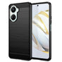 Husa pentru Huawei nova 10 SE, Techsuit Carbon Silicone, negru