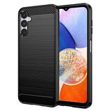 Husa pentru Samsung Galaxy A14 5G, Techsuit Carbon Silicone, albastru