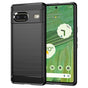 Husa pentru Google Pixel 7, Techsuit Carbon Silicone, negru