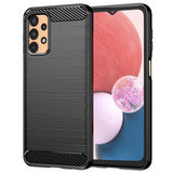Husa pentru Samsung Galaxy A13 4G, Techsuit Carbon Silicone, albastru