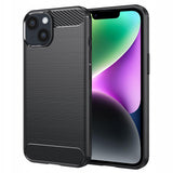 Husa pentru iPhone 14, Techsuit Carbon Silicone, albastru