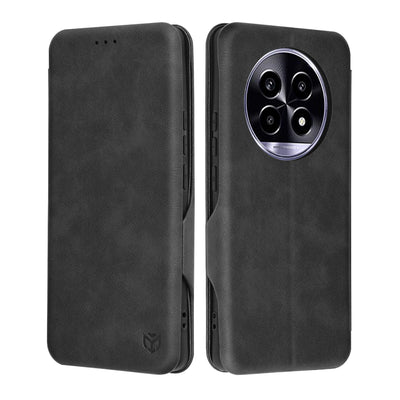 Husa pentru Realme 13 Pro, Techsuit Safe Wallet Plus, negru