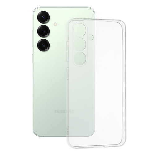 Husa pentru Samsung Galaxy S25 Plus, Techsuit Clear Silicone, transparenta