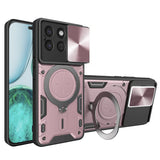 Husa pentru Honor X8c, Techsuit CamGuard Pro, roz auriu