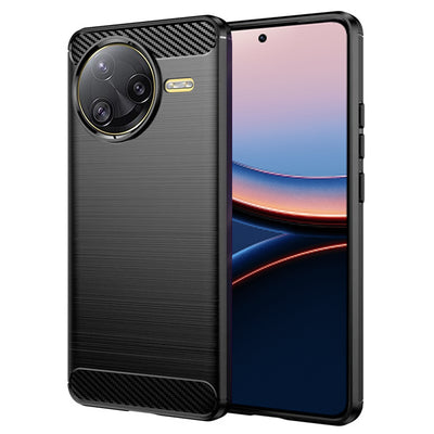 Husa pentru Xiaomi POCO F7 Ultra, Techsuit Carbon Silicone, negru