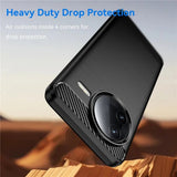 Husa pentru Xiaomi POCO F7 Pro, Techsuit Carbon Silicone, negru