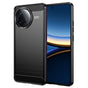 Husa pentru Xiaomi POCO F7 Pro, Techsuit Carbon Silicone, negru
