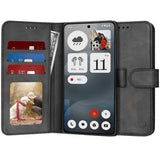 Husa pentru Nothing Phone (3a), Techsuit Diary Book, negru