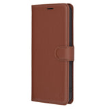 Husa pentru Nothing Phone (3a) Pro, Techsuit Leather Folio, maro