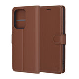 Husa pentru OPPO Reno13, Techsuit Leather Folio, maro