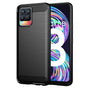 Husa pentru Realme 8 4G, Techsuit Carbon Silicone, negru