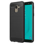 Husa pentru Samsung Galaxy J6 2018, Techsuit Carbon Silicone, negru