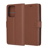 Husa pentru OPPO Reno13 F 4G, Techsuit Leather Folio, maro
