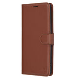 Husa pentru OPPO Reno13 F 4G, Techsuit Leather Folio, maro