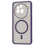 Husa pentru Nothing Phone (3a) Pro, Techsuit HaloFrost MagSafe Series, bleumarin