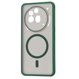 Husa pentru Nothing Phone (3a) Pro, Techsuit HaloFrost MagSafe Series, verde inchis