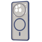 Husa pentru Nothing Phone (3a) Pro, Techsuit HaloFrost MagSafe Series, bleumarin