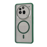 Husa pentru Nothing Phone (3a) Pro, Techsuit HaloFrost MagSafe Series, verde inchis