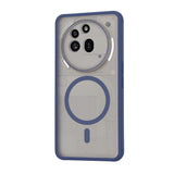 Husa pentru Nothing Phone (3a) Pro, Techsuit HaloFrost MagSafe Series, bleumarin